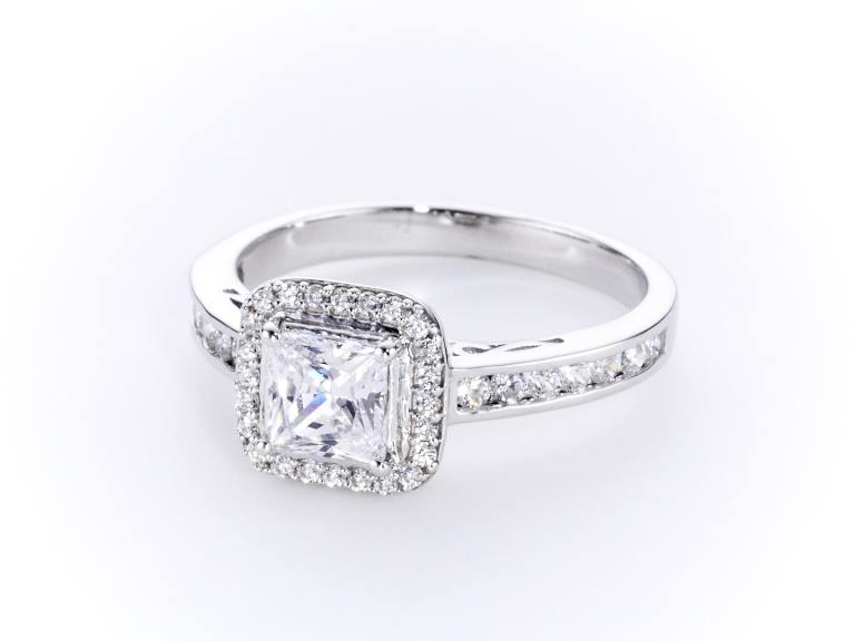 Princess Cut Diamond Ring CGHK04050